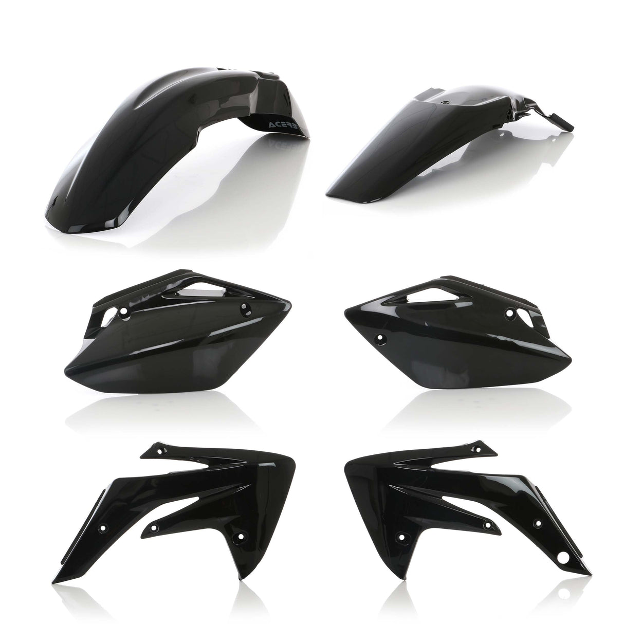 Acerbis Standard Plastic Kit Honda CRF150 2007 - 2009 Black