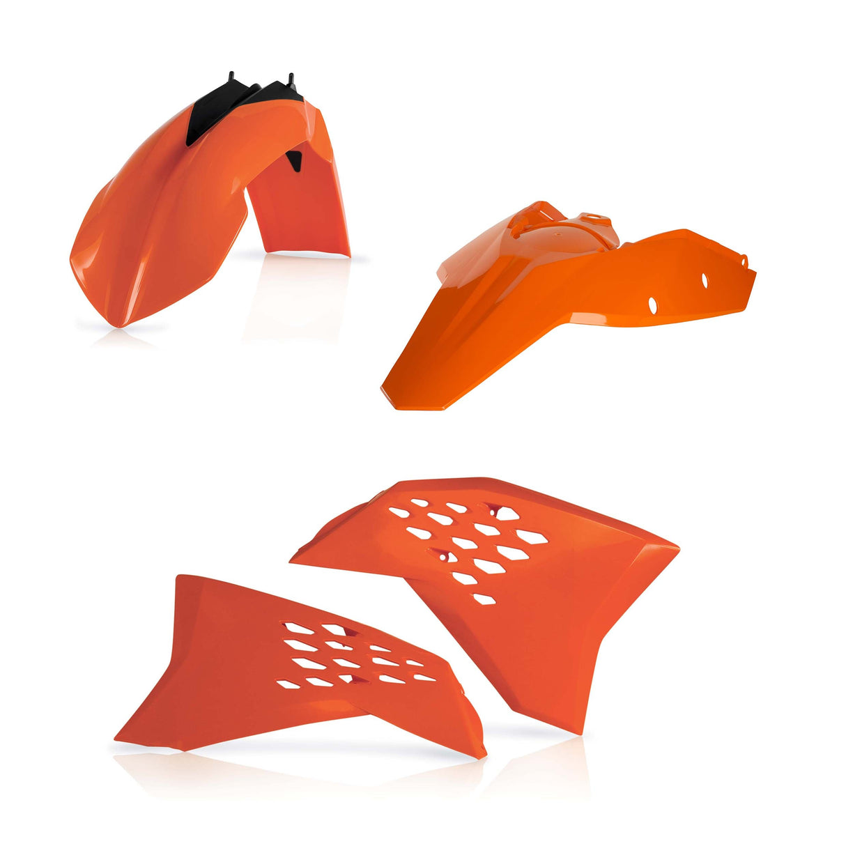 Acerbis Standard Plastic Kit KTM EXC 2-Stroke / 4-Stroke 2008 - 2010 Orange
