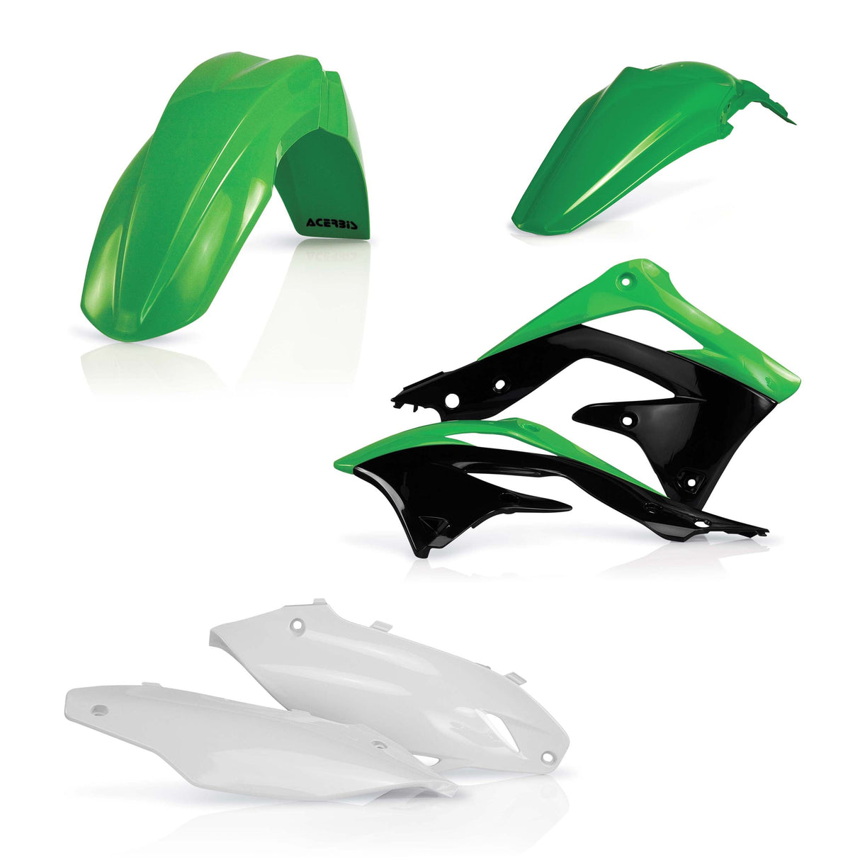 Acerbis Standard Plastic Kit Kawasaki KX450F 2012 Onwards OEM Colours