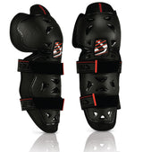 Acerbis Youth Profile 2.0 Knee Guards in Black and Red