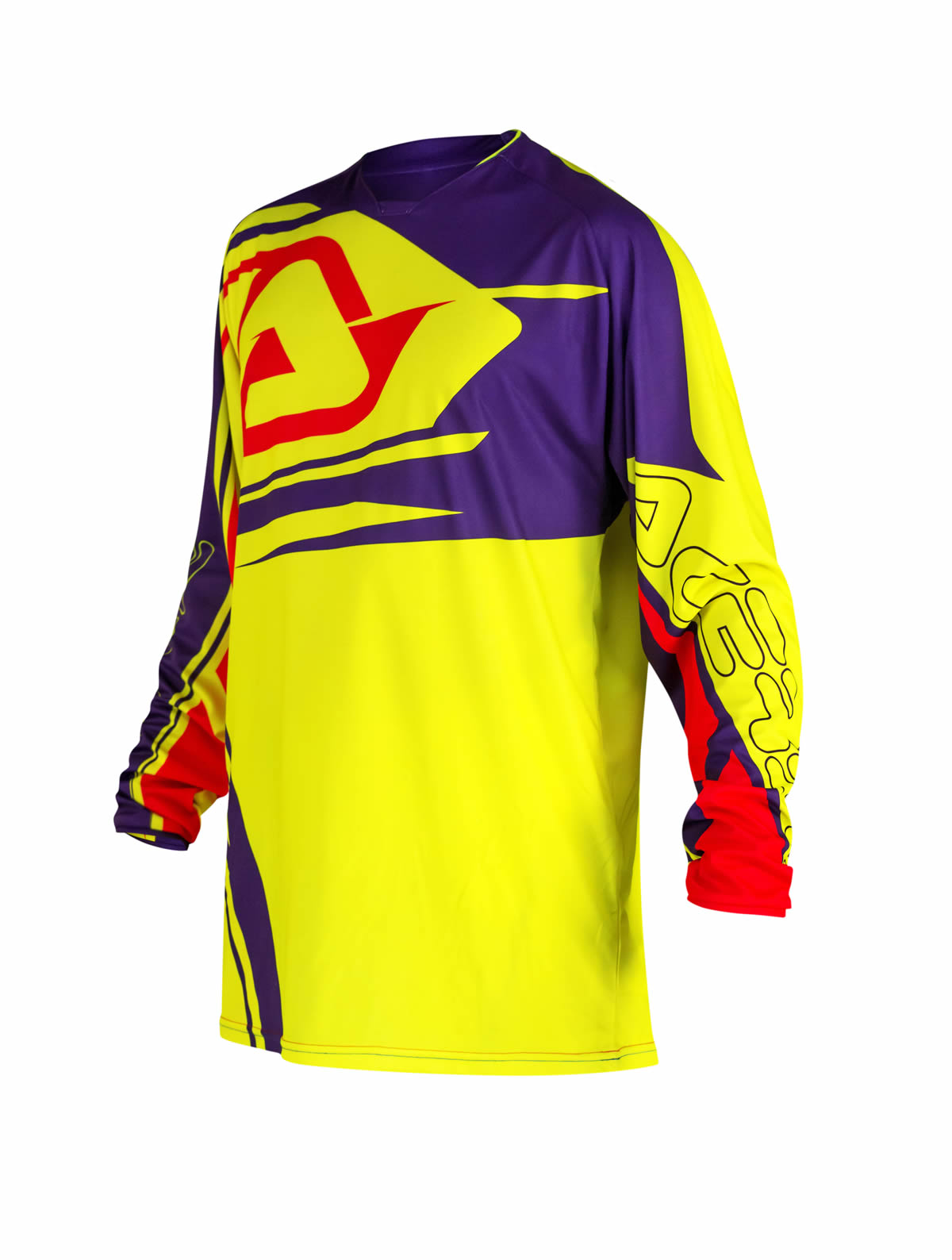 Acerbis Spellblast Jersey Yellow/Violet - X-Large