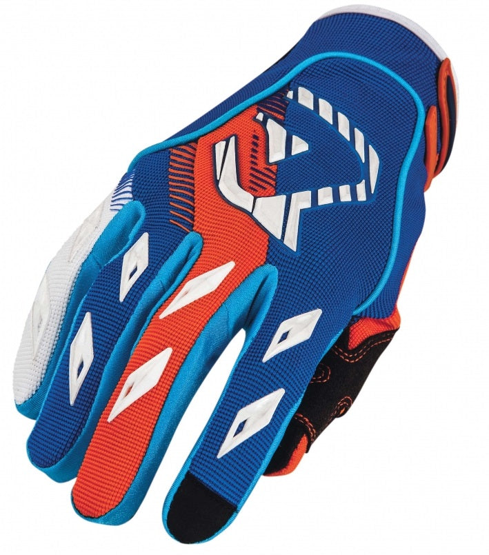 Acerbis MX1 Gloves Blue/Orange - Small