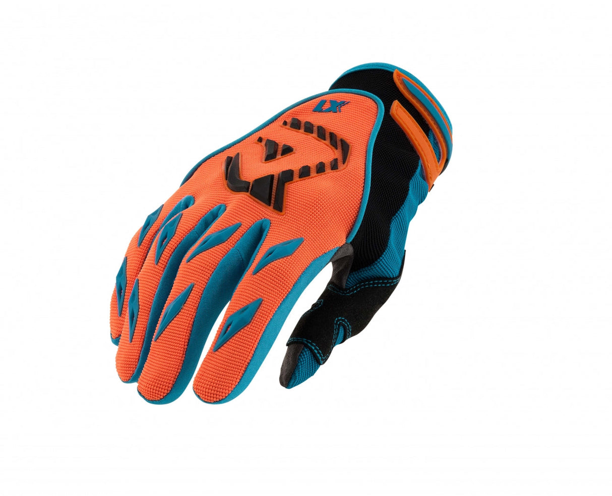 Acerbis MX1 Gloves Fluo Orange/Blue - Small