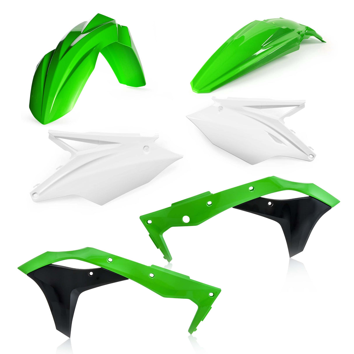 Acerbis Standard Plastic Kit Kawasaki KX250F 2017 Onwards OEM Colours