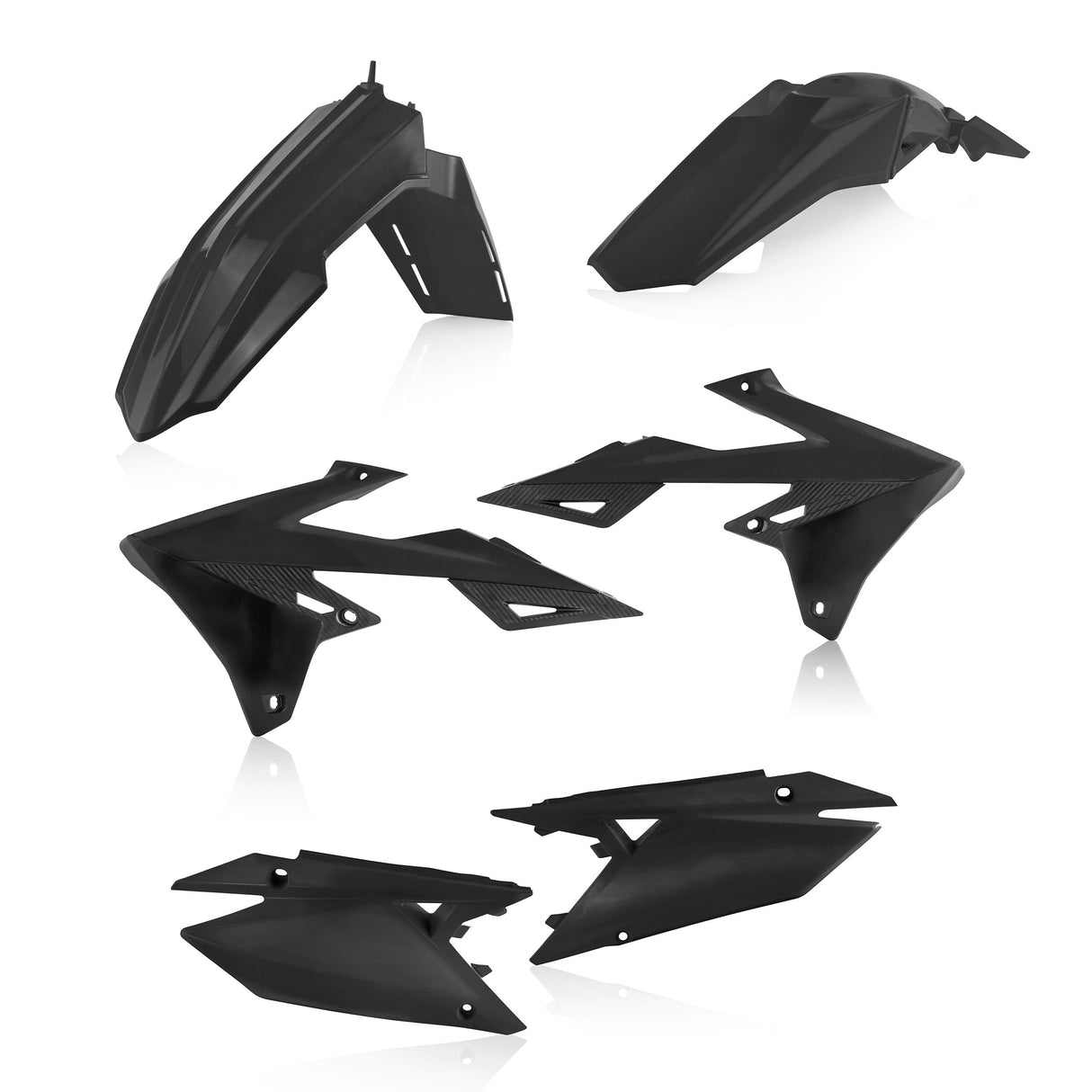 Acerbis Standard Plastic Kit Suzuki RM-Z450 2018 Onwards Black