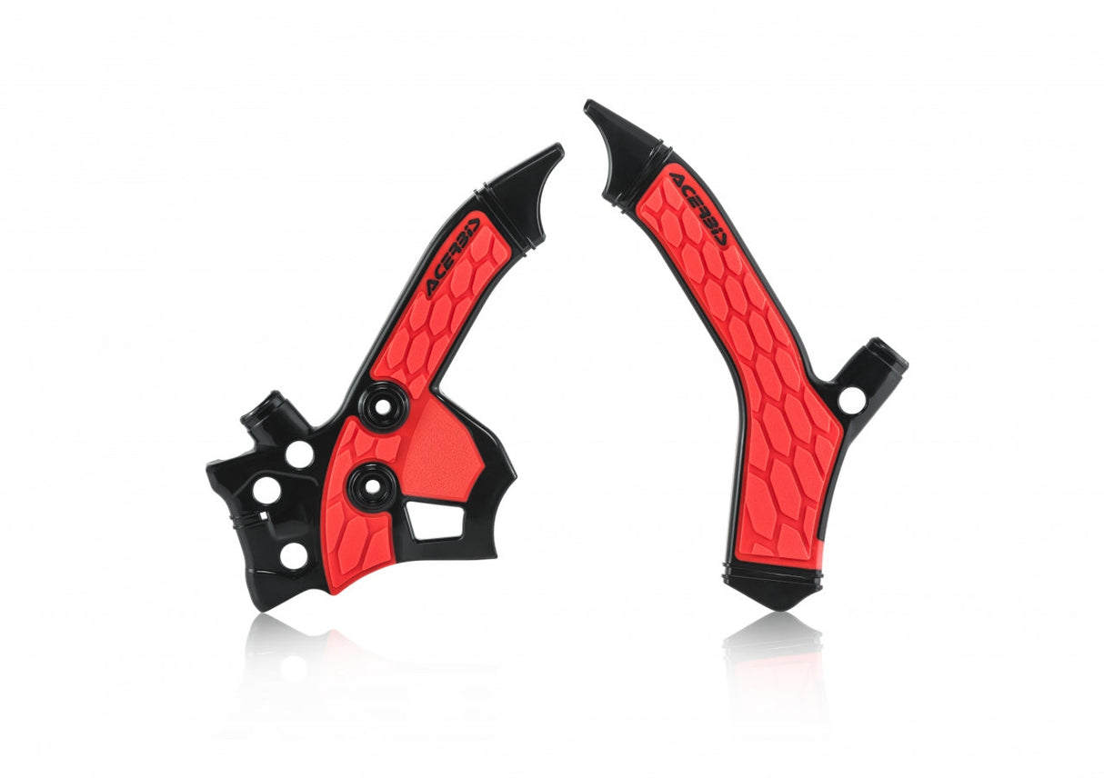 Acerbis X-Grip Frame Protectors Honda CRF250L 2013 - 2018 Silver/Red