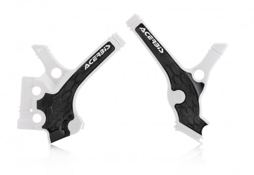 Acerbis X-Grip Frame Protectors Yamaha YZ85 2019 Onwards White/Blue