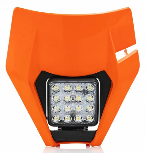 ACERBIS HEADLIGHT MASK (ORANGE) EXC 250-300 18-19 /EXC-F 250-500 17-19