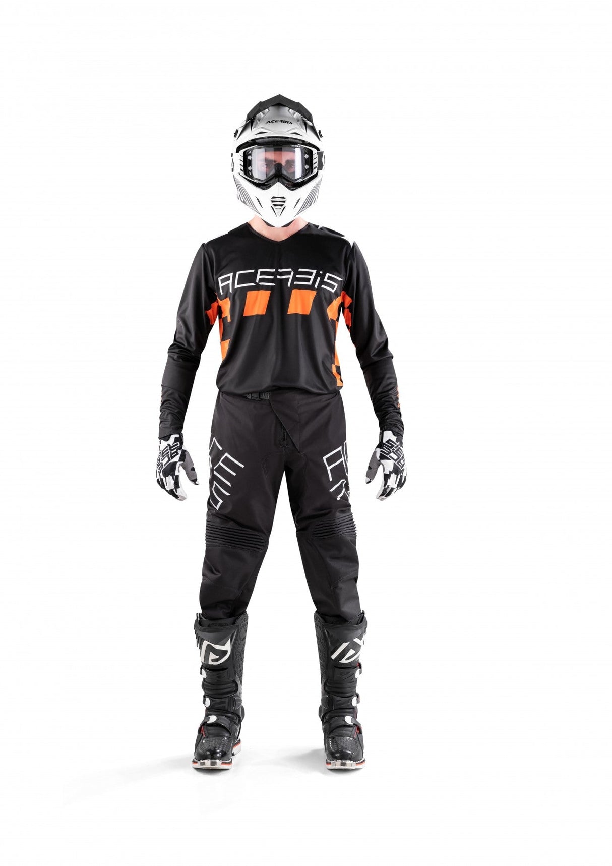 Acerbis MX Checkmate Jersey Black/White