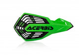 ACERBIS X-FUTURE HANDGUARDS BETA/FANTIC/GASGAS/HONDA/HUSABERG/HUSQVARNA/KAWASAKI/KTM/SHERCO/STARK/SUZUKI/TM/YAMAHA 85-650 90-24; GREEN/BLACK