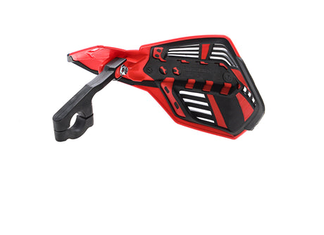 ACERBIS X-FUTURE HANDGUARDS BETA/FANTIC/GASGAS/HONDA/HUSABERG/HUSQVARNA/KAWASAKI/KTM/SHERCO/STARK/SUZUKI/TM/YAMAHA 85-650 90-24; RED/BLACK