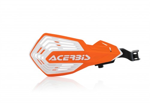 ACERBIS K-FUTURE HANDGUARDS GASGAS/HONDA/HUSQVARNA/KTM/SHERCO/TRIUMPH 125-501 14-25; ORANGE/WHITE