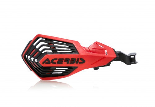 ACERBIS K-FUTURE HANDGUARDS GASGAS/HONDA/HUSQVARNA/KTM/SHERCO/TRIUMPH 125-501 14-25; RED/BLACK