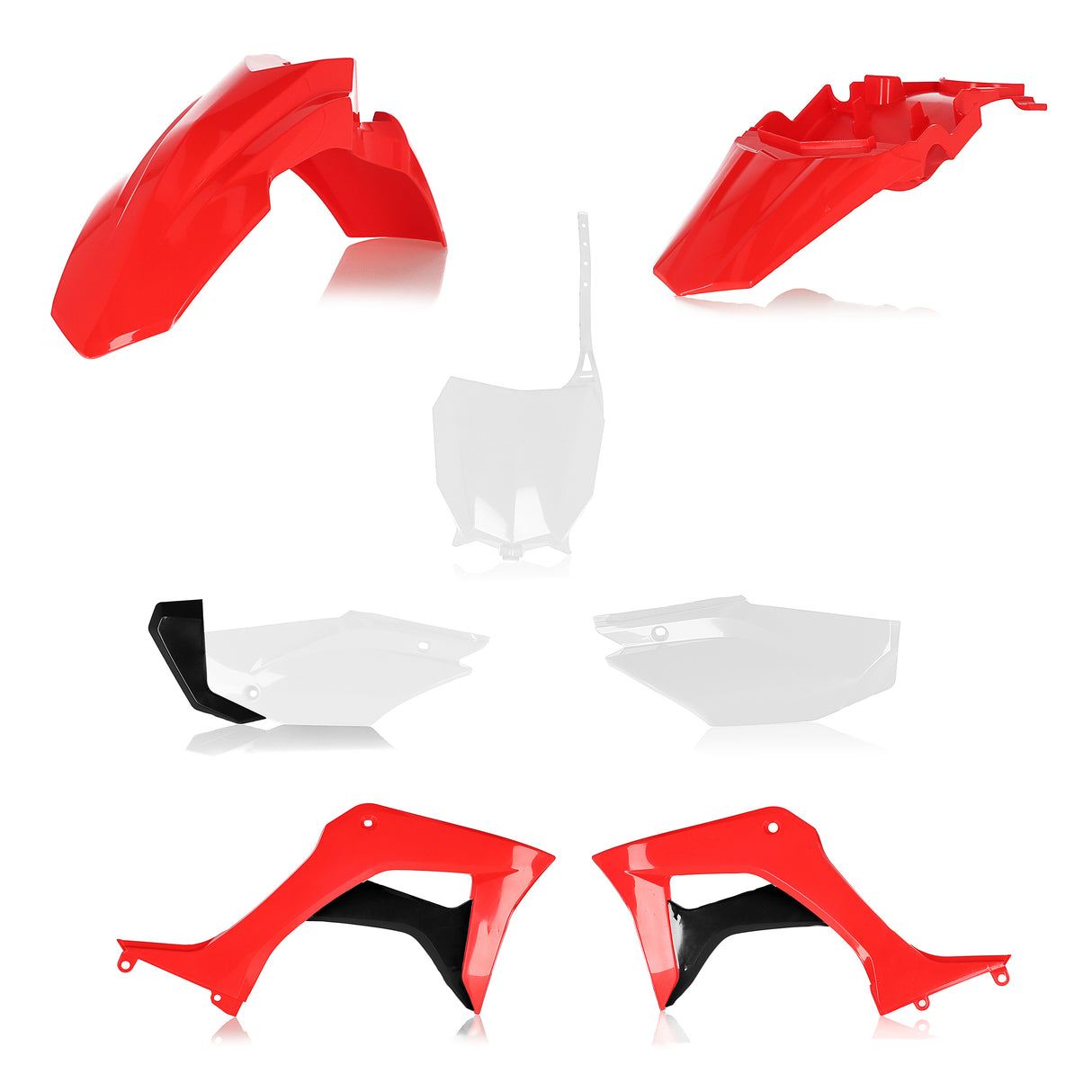 Acerbis full plastic kit in various colours for Honda CRF 110F 2019-2023
