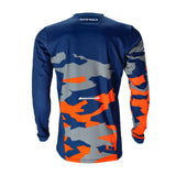 Acerbis X-Duro Winter Jersey Blue/Orange - Small