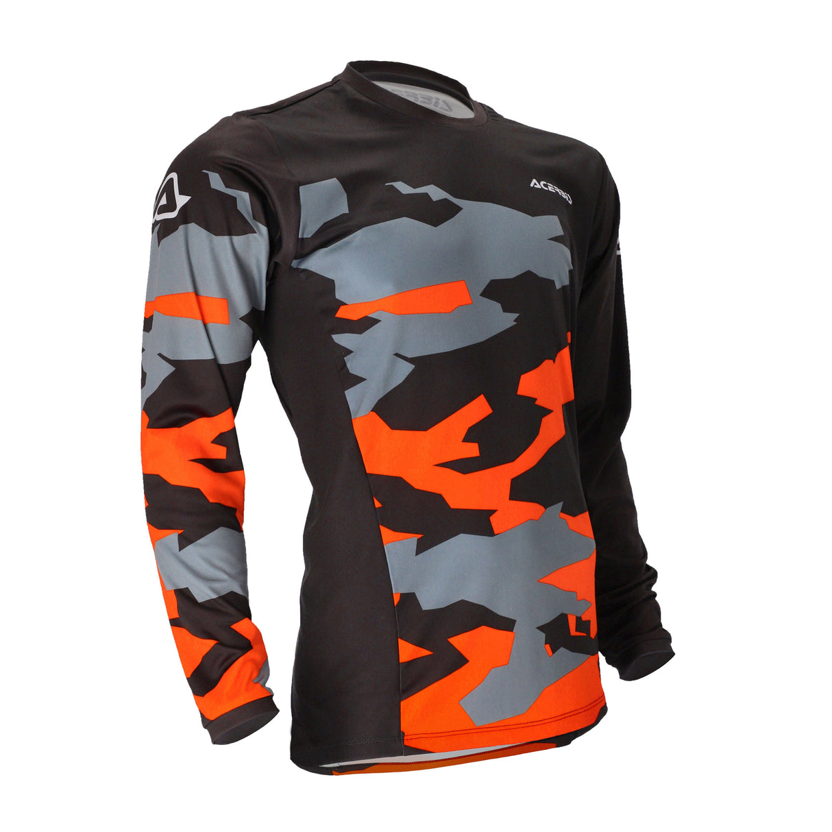 Acerbis X-Duro Winter Jersey Black/Orange - Small
