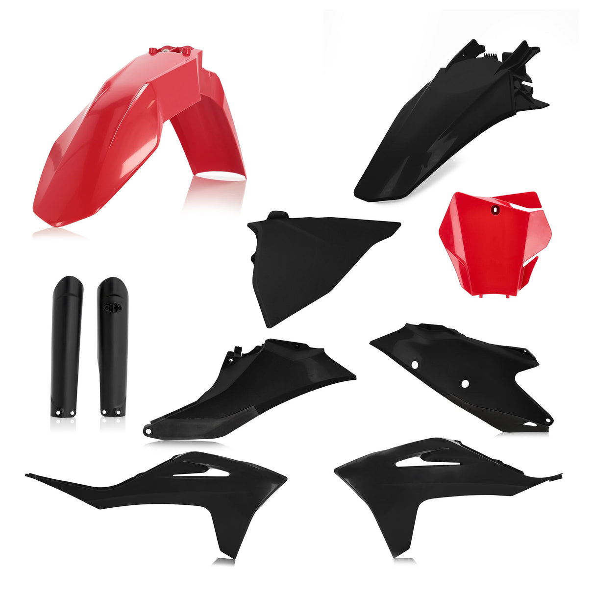 Acerbis Full Plastic Kit GasGas MC 2021 Onwards Black/Red