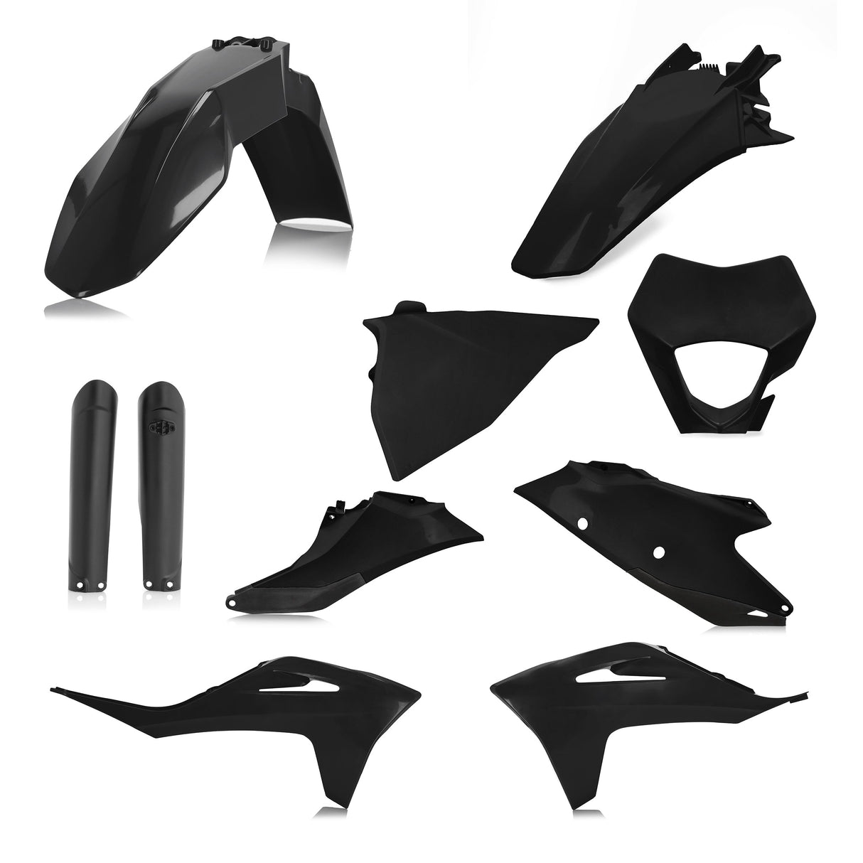 Acerbis Full Plastic Kit GasGas EC 2021 Onwards Black