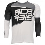 Acerbis MX J-Windy Two Vented Jersey Black/White - XXX-Large