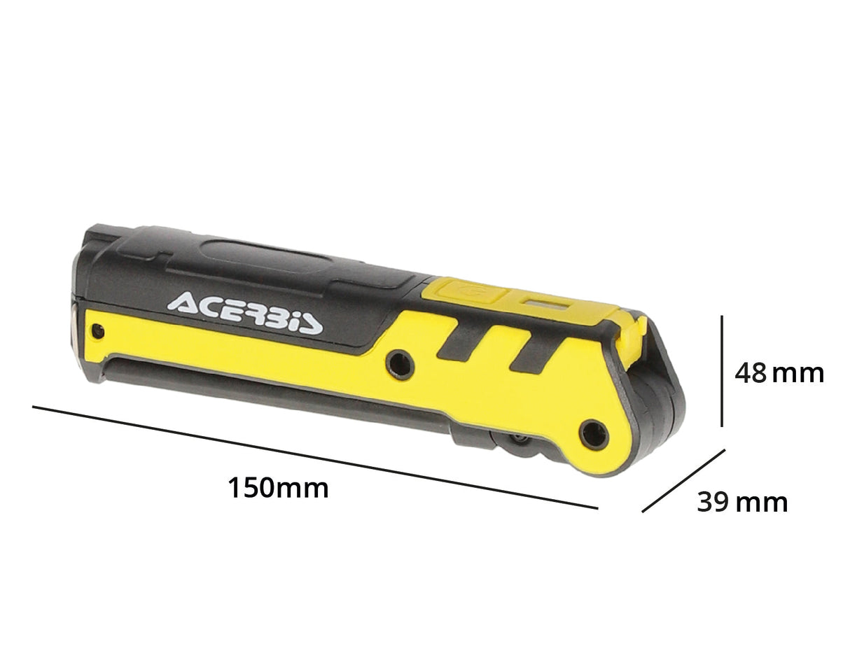Acerbis Flame Work Light Black/Yellow