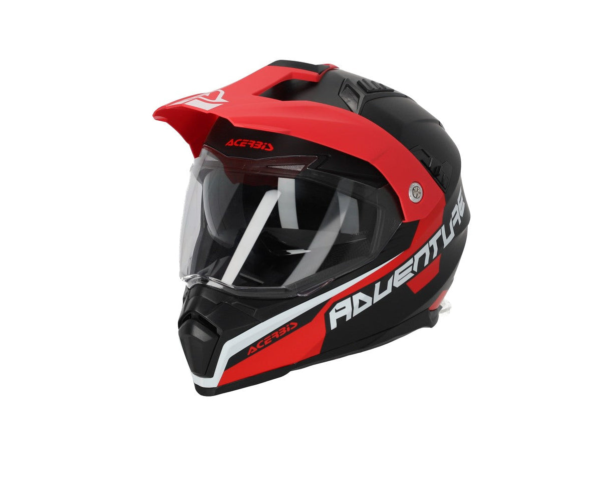 Acerbis Flip ECE 22.06 Helmet Grey/Red - X-Large