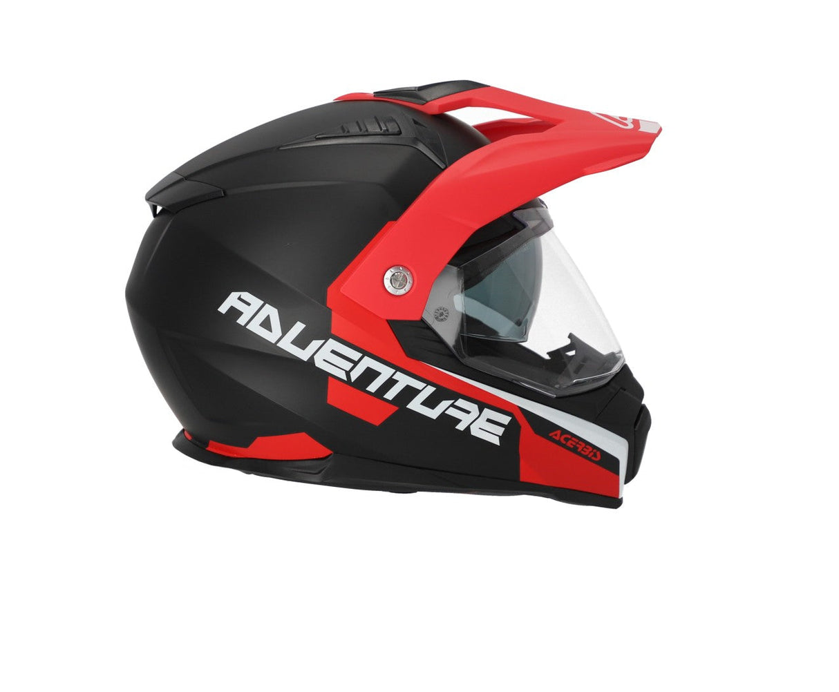 Acerbis Flip ECE 22.06 Helmet Grey/Red - X-Large