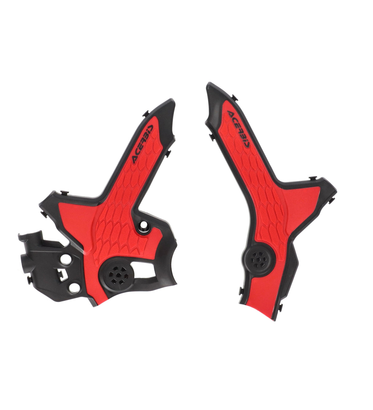 Acerbis X-Grip Frame Protectors Honda CRF300L Black/Red