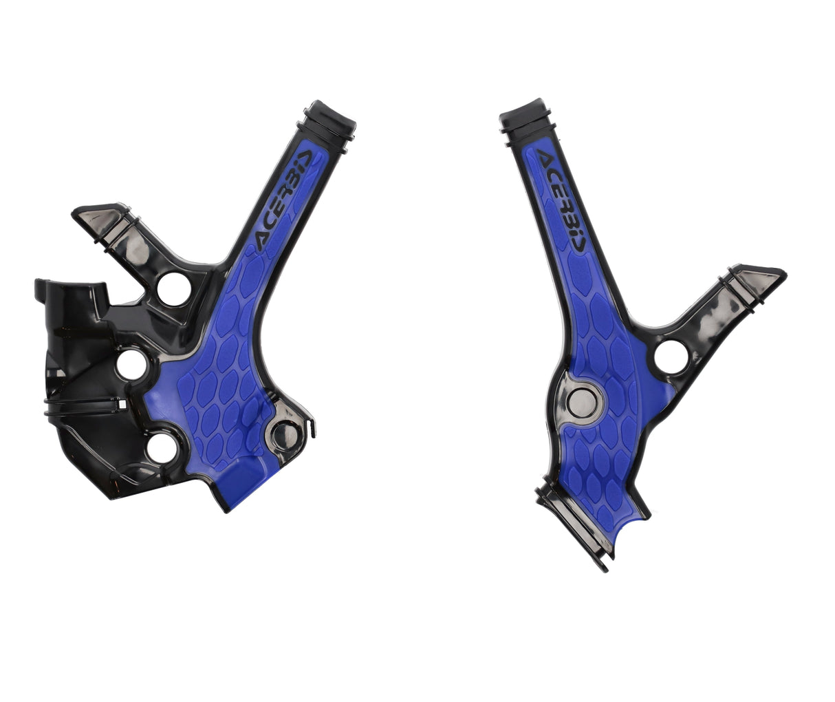 Acerbis X-Grip Frame Protectors Yamaha YZ85 2022 Onwards Black/Blue