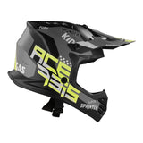 Acerbis Profile Junior Helmet Black/Fluo Yellow - Youth Small