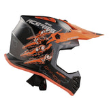 Acerbis Profile Junior Helmet Black/Fluo Orange