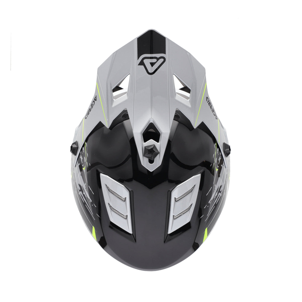 Acerbis Profile Junior Helmet Black/Fluo Yellow