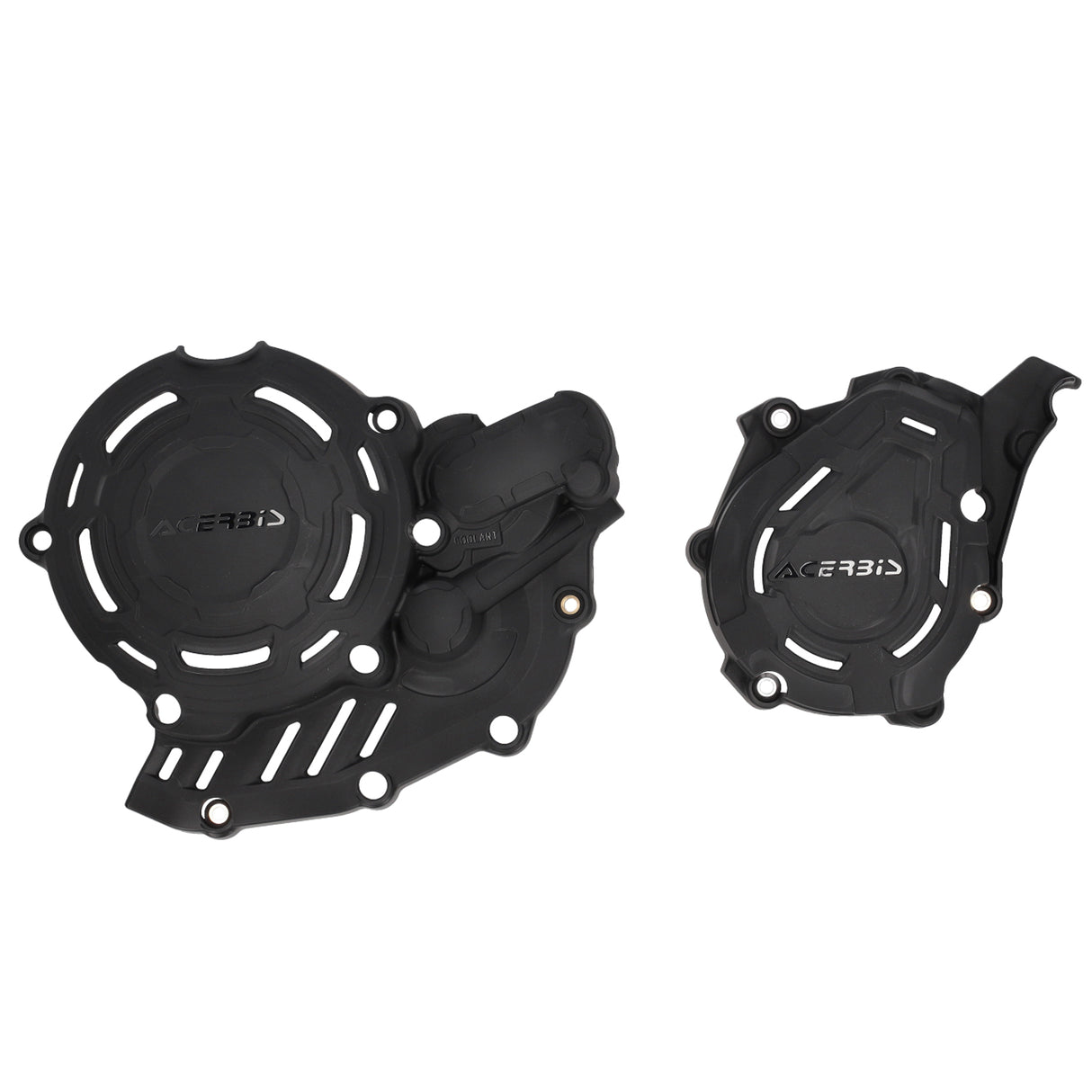 ACERBIS X-POWER CRANKCASE AND IGNITION/CLUTCH COVERS BLACK KTM/GASGAS/HUSQVARNA EC/EX/MC/FC/FE/EXC-F/SX-F/XC-F/XCF-W/XW-F 450-501