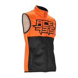 Acerbis Linear Softshell Vest Black/Orange - Medium