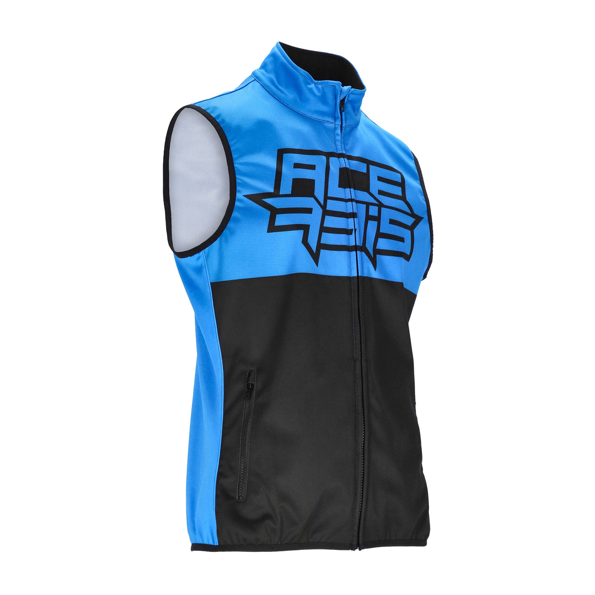 Acerbis Linear Softshell Vest Black/Blue