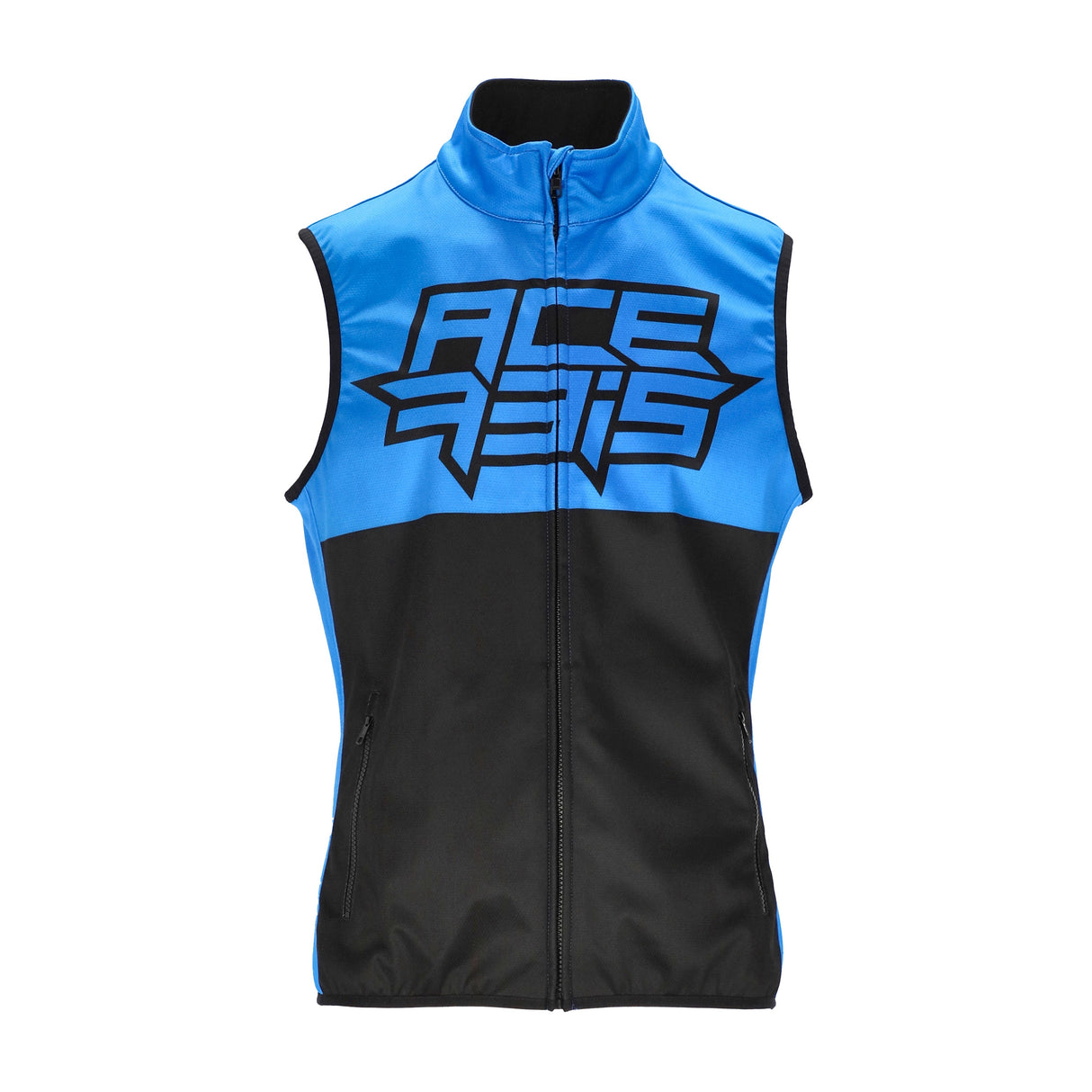 Acerbis Linear Softshell Vest Black/Blue