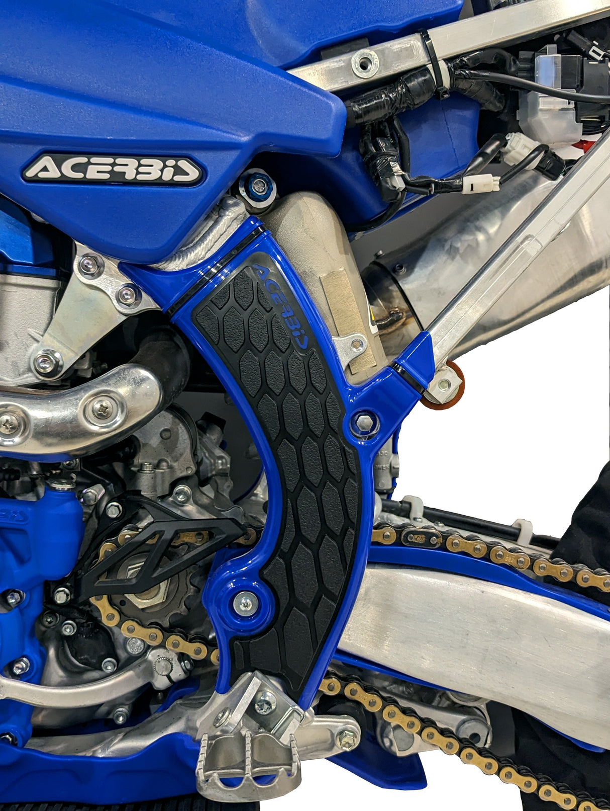 Acerbis X-Grip Frame Protectors Yamaha YZ450F 2023 Onwards Grey/Black