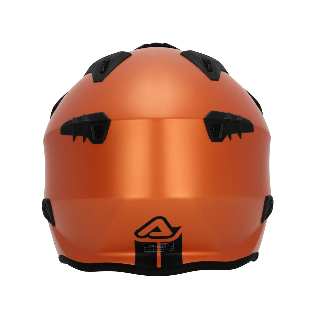 Acerbis Jet Aria Metallic Helmet Orange