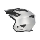 Acerbis Jet Aria Metallic Helmet Silver