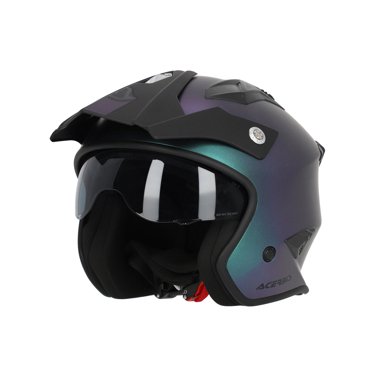Acerbis Jet Aria Metallic Helmet Chameleon