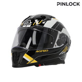 Acerbis X-Way Graphic Helmet Black/Yellow