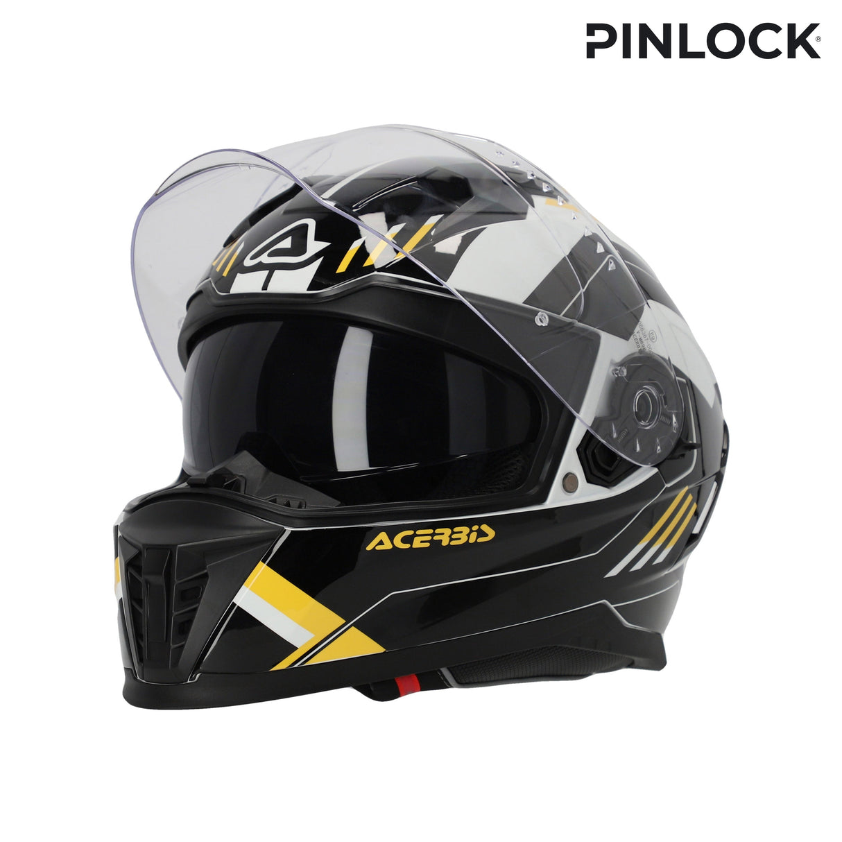 Acerbis X-Way Graphic Helmet Black/Yellow