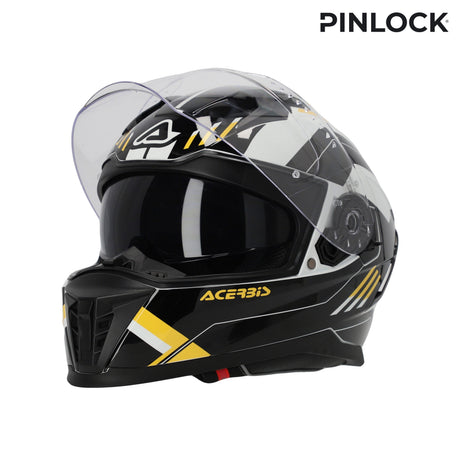 Acerbis X-Way Graphic Helmet Black/Yellow