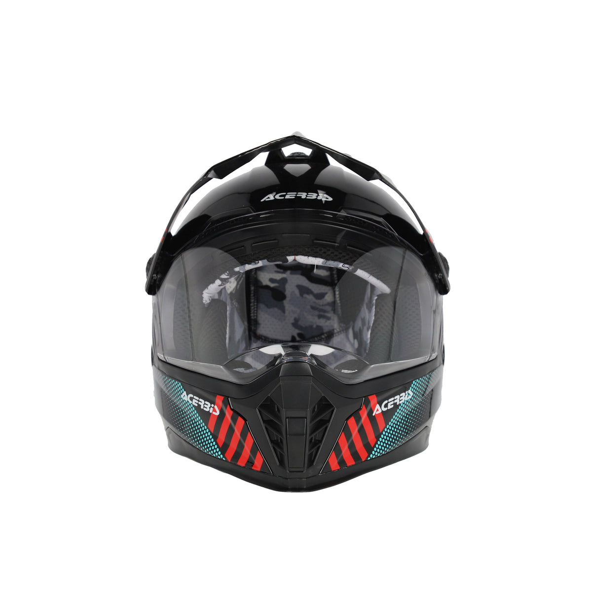 Acerbis Rider Junior Helmet Black/Red