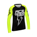 Acerbis J-Kid Blizzard Jersey Black/White - Large