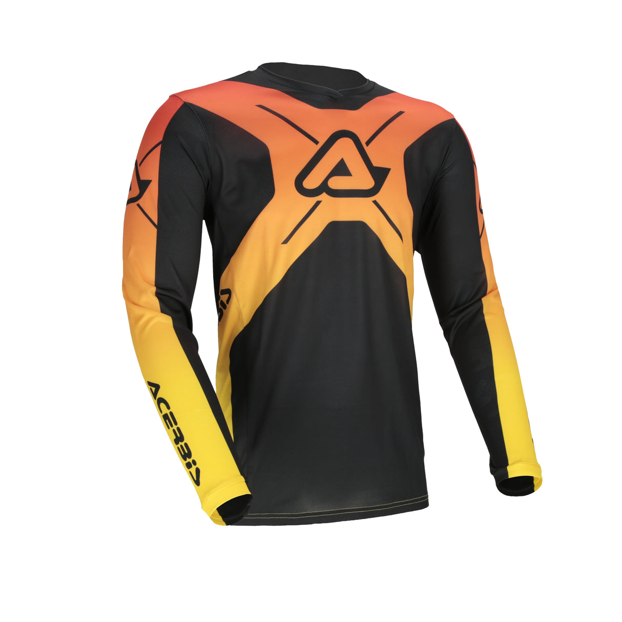 Acerbis MX J-Track Inc Jersey Black/Yellow - Large