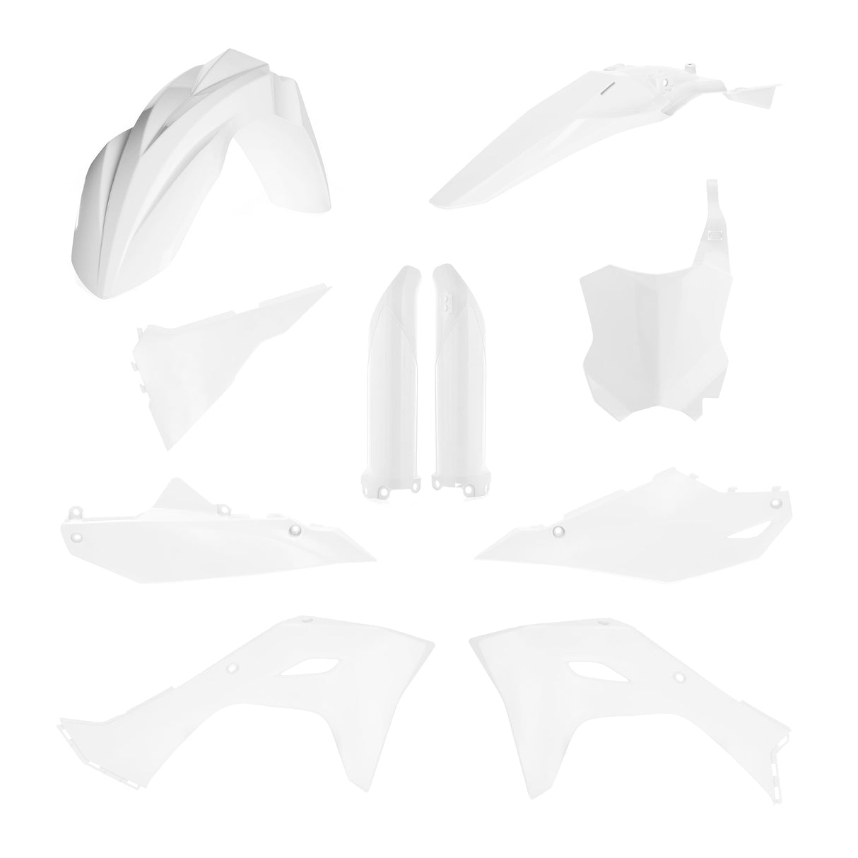 Acerbis Full Plastic Kit Kawasaki KX450F 2024 Onwards White