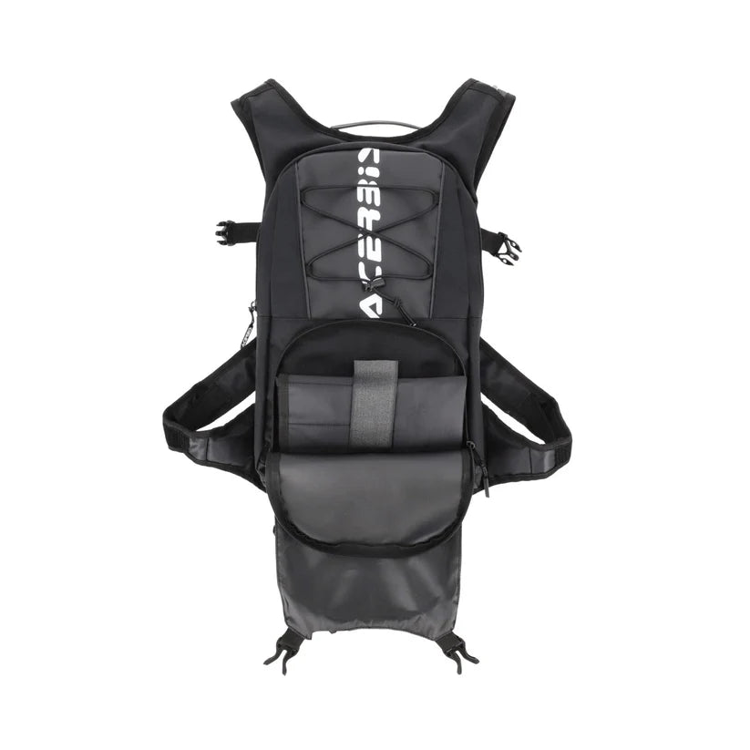 ACERBIS BACKPACK BLACK/WHITE H2O LOGO