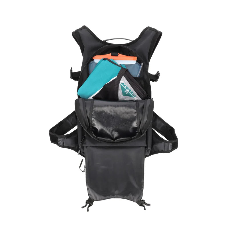 ACERBIS BACKPACK BLACK/WHITE H2O LOGO