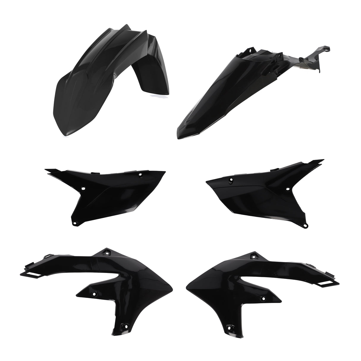 Acerbis Plastic Kit Yamaha WR450F 2024 Onwards Black