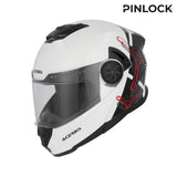 Acerbis Rider Graphic Helmet White/Black
